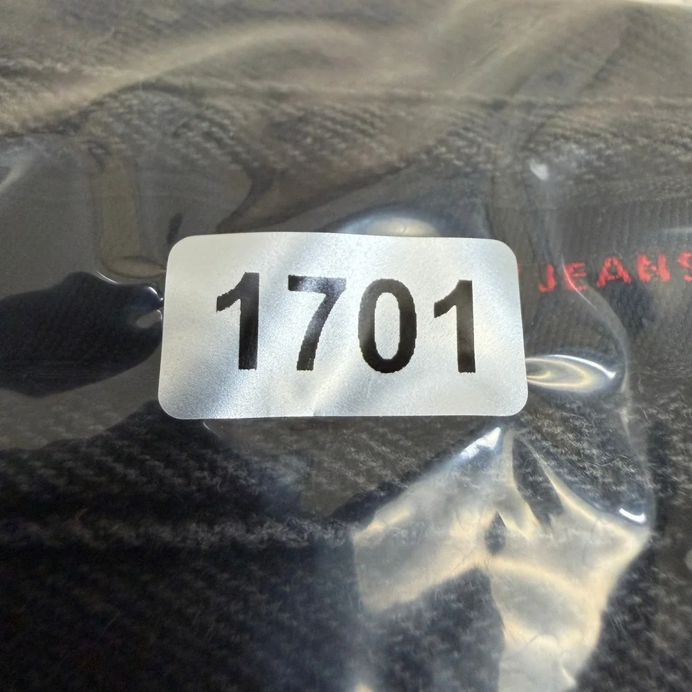 Vintage 90s Y2K Levi's Red Tab Denim Shirt Mens L Black Button Up Long Sleeve